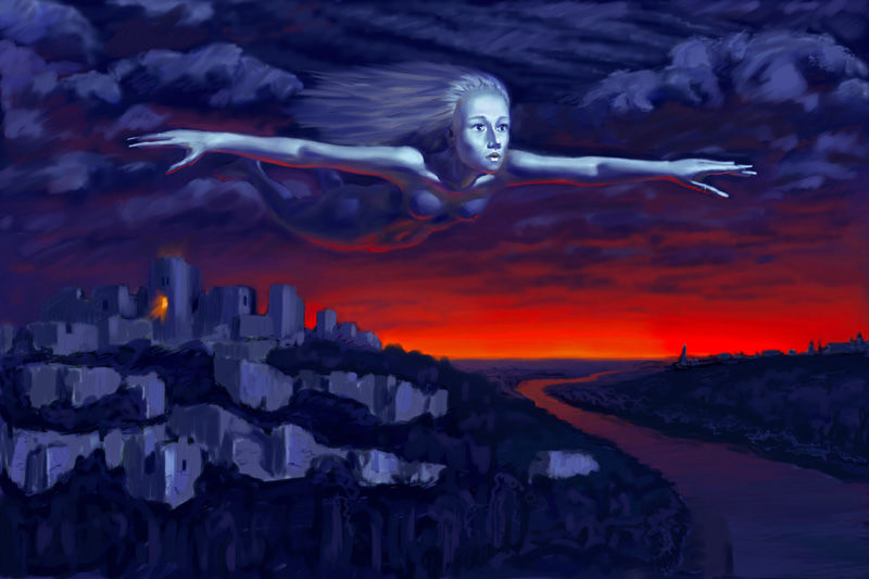 Полёт В Ночном Небе Обнаженной Татьяны Лютаевой – Внимание Ведьмы! 1991