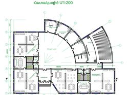 План 1-ого этажа (центр культуры)
