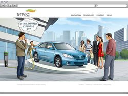 Промо-сайт "Envia Systems"