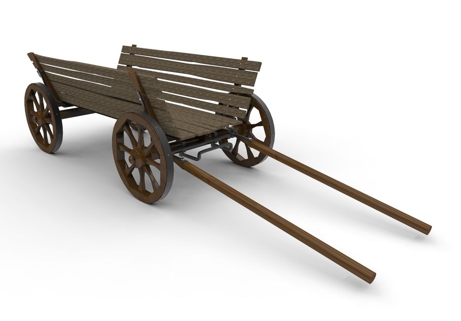 "Телега" модель 3D max визуалзация Keyshot.jpg