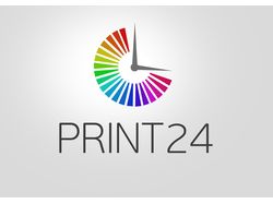 Логотип для онлайн полиграфии "Print 24"