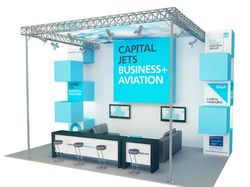 Выставочный стенд "Capital Jets Business+Aviation"