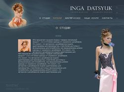 Личный сайт парикмахера Инги Дацюк.