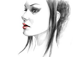 Рисунок девушки