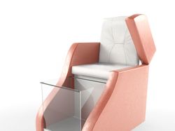 Визуализация кресла для спа-салона