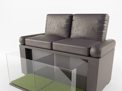 Визуализация дивана для спа-салона