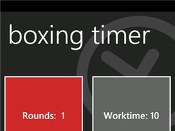 Дизайн мобильного приложения Boxing Timer
