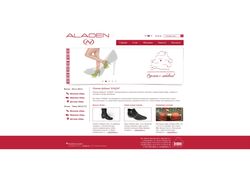 Сайт-каталог обувной компании aladen.ru