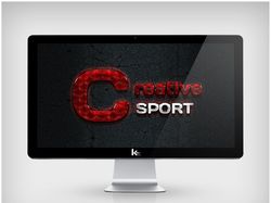 Логотип магазина спортивной одежды "CreativeSport"