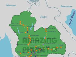 Стилизованная карта Пхукета