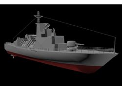 Модель военного катера