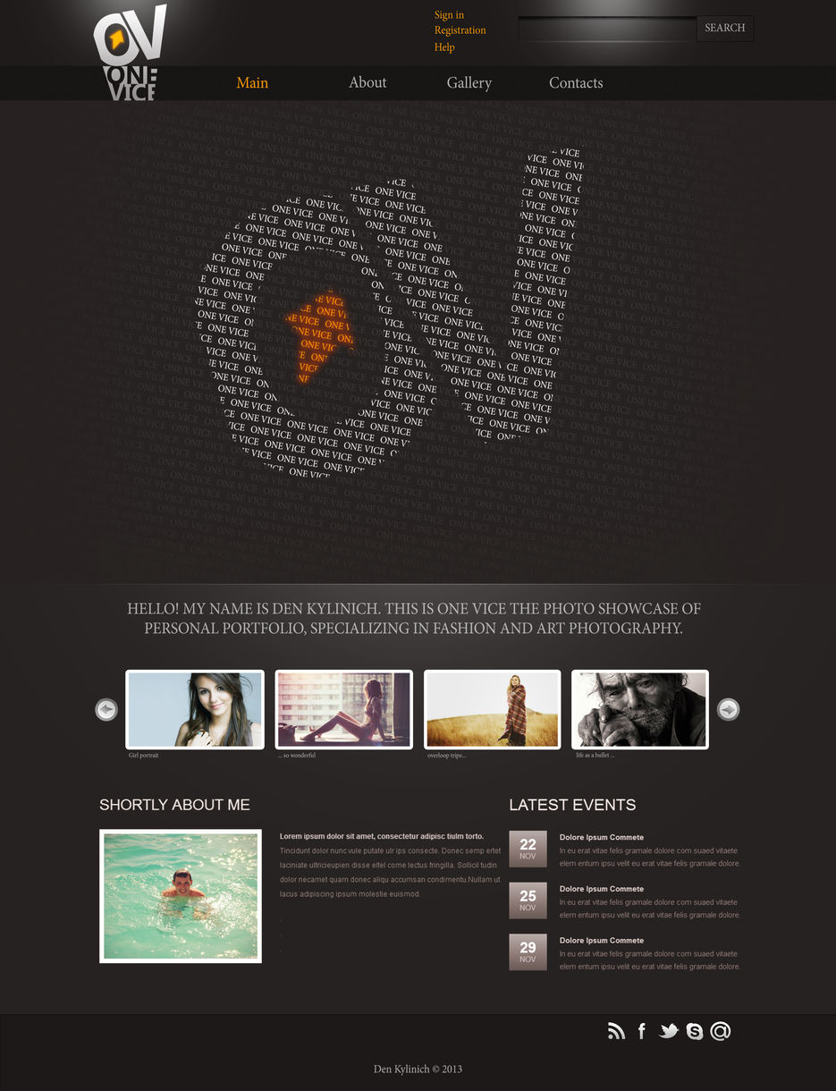 Сайт-визитка фото студии "one vice".jpg