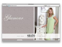 Разработка сайта производителя одежды Shato Homewe
