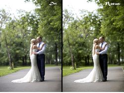 Ретушь и коррекция цвета свадебных фотографий