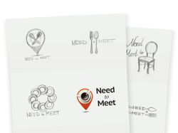 Дизайн логотипа сайта-каталога ресторанов и кафе