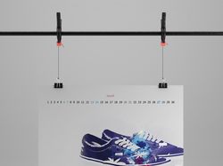 Концепция календаря обуви от Vans