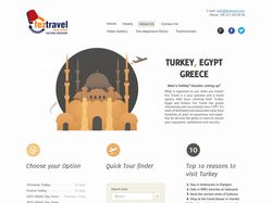 Дизайн сайта «Fez-travel»