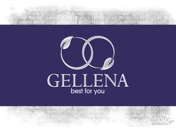 Логотип свадебного салона "GELLENA"