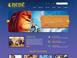 Bebe - WordPress шаблон