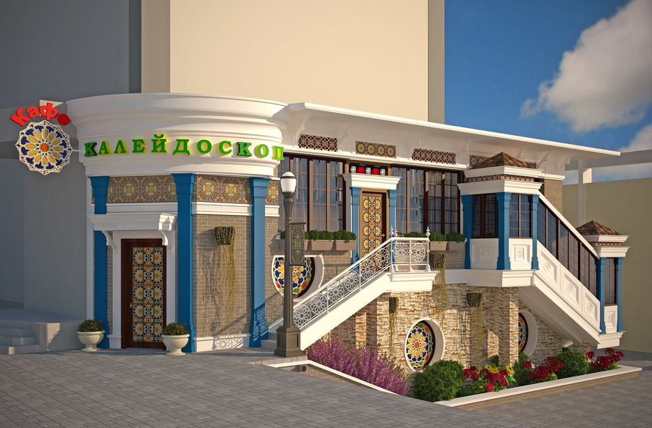 Реконструкция фасада кафе КАЛЕЙДОСКОП Донецк вар2.jpg