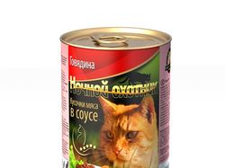 3d-модель банки корма для кошек