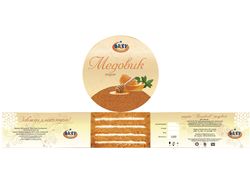 Упаковка торта "Медовик"
