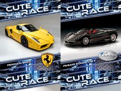 Серия обложек для тетрадей "Cute race"