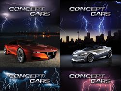 Серия обложек для тетрадей "Concept cars"
