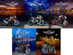 Серия обложек для тетрадей "Motorbikes"