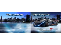 Обложка альбома для рисования «Racing»