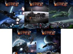 Серия обложек "Space Battle"