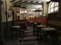 кафе в стиле 50-х