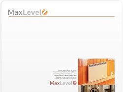 Рекламный макет компании "MaxLevel"