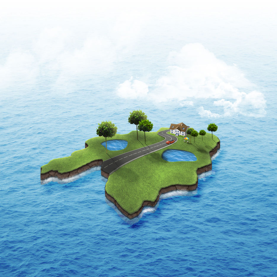 Островок. Зеленый островок. Маленький островок. Небольшие островки. Остров с островком.