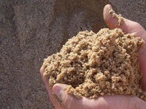 Песок природный для строительных работ