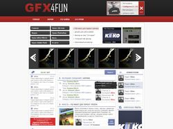 Вёрстка макета GFX4FUN