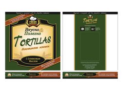 Упаковка лепешек Tortillas