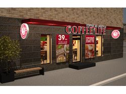 Редизайн интерьера кофейни Coffee Life.