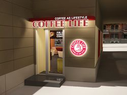 Дизайн интерьера кофейни Coffee Life. г. Харьков