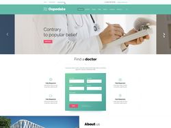 Ospedale - WordPress шаблон