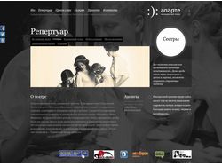 Cайт театра Апарте | Wordpress