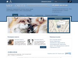 Дизайн сайта о животных