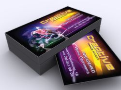 Business card for the dance studio Creativ
