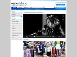 Верстка интернет магазина vestoitaliano