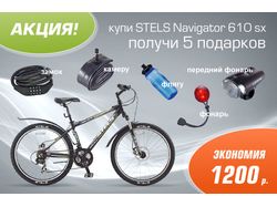 Статичный баннер. Велосипед STELS 610 SX 2