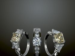Украшения с крупными бриллиантами Diamond Jewelry