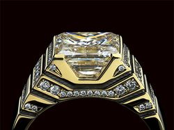 Мужское кольцо бриллиантами. Diamond Jewelry