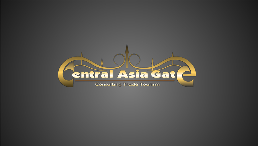 Gate logo. Логотип с воротами. Лого ворота 38. Логотип Central Asian Guide.