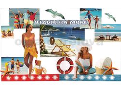 Эскиз витрины "Отдых на море"