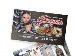 Визитка "Феерия МЕХА"